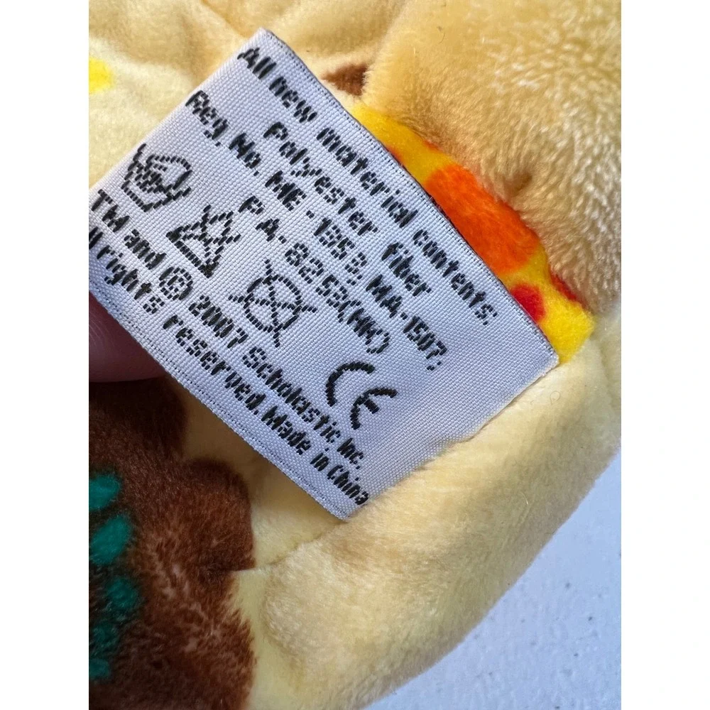 Scholastic Counting in the Garden Plush Dog Backpack Soft Magalina Yellow flower